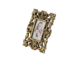 Promo ⭐ 2 Pack Gold Polystone Traditional 4" x 6" Frames by Ivory and Iris 🧨 -Cheap Ivory and Iris Store D510904S 5