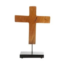 Discount 🎉 Brown Teak Wood Eclectic Style Table Decor 22" x 15" x 6" by Ivory and Iris ✔️ -Cheap Ivory and Iris Store D511224S 6