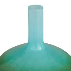 Discount ❤️ Green Glass Modern Vase, 21" x 12" x 12" by Ivory and Iris 😍 -Cheap Ivory and Iris Store D511343S 4