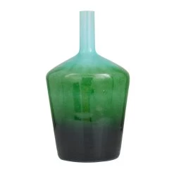Discount ❤️ Green Glass Modern Vase, 21" x 12" x 12" by Ivory and Iris 😍 -Cheap Ivory and Iris Store D511343S 5