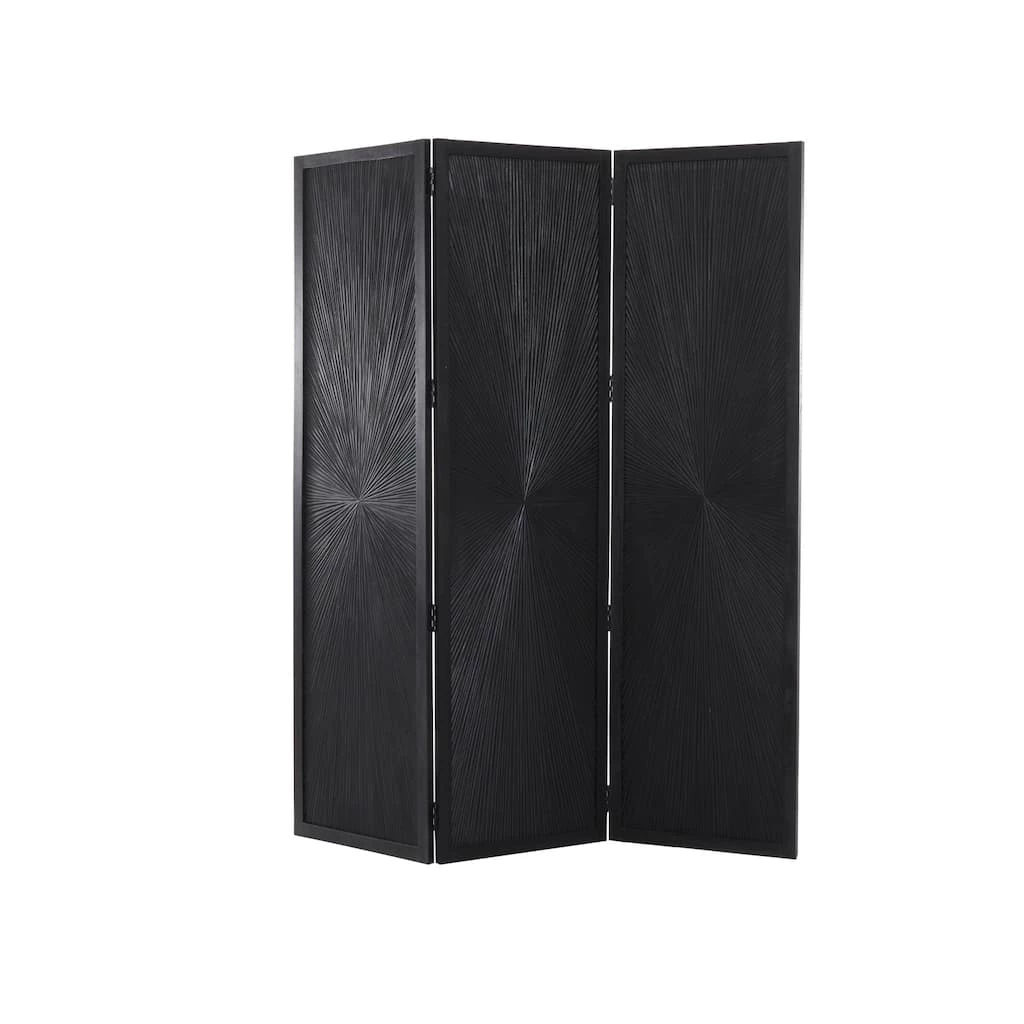 Brand new π Black Mango Wood Contemporary Room Divider Screen, 70" x 59" by Ivory and Iris π 5 Brand new π Black Mango Wood Contemporary Room Divider Screen, 70" x 59" by Ivory and Iris π - Image 5