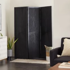 Brand new π Black Mango Wood Contemporary Room Divider Screen, 70" x 59" by Ivory and Iris π 13 Brand new π Black Mango Wood Contemporary Room Divider Screen, 70" x 59" by Ivory and Iris π -Cheap Ivory and Iris Store D511347S 7