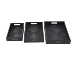 Best reviews of ⌛ Set of 3" Black Wood Contemporary Trays, 3" x 16" x 10" by Ivory and Iris ✨ 17 Best reviews of ⌛ Set of 3" Black Wood Contemporary Trays, 3" x 16" x 10" by Ivory and Iris ✨ -Cheap Ivory and Iris Store D511420S 8