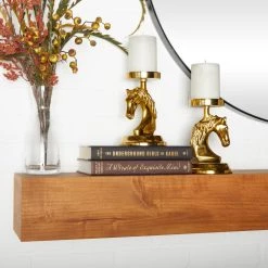 Hot Sale ⭐ Set of 2 Gold Aluminum Contemporary Candle Holder, 4" x 4" x 5" by Ivory and Iris 😉 -Cheap Ivory and Iris Store D511458S 7