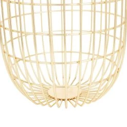 Cheap 😉 Set of 2 Gold Iron Contemporary Storage Baskets, 17" x 11" x 11" by Ivory and Iris 🛒 -Cheap Ivory and Iris Store D511464S 3
