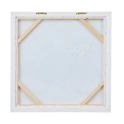 Budget 💯 Multi Polystone French Country Framed Wall Art, 25" x 25" by Ivory and Iris 🥰 -Cheap Ivory and Iris Store D511478S 5