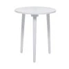 Best deal ❤️ White Mango Wood Contemporary Accent Table, 21" x 18" x 17" by Ivory and Iris 👏