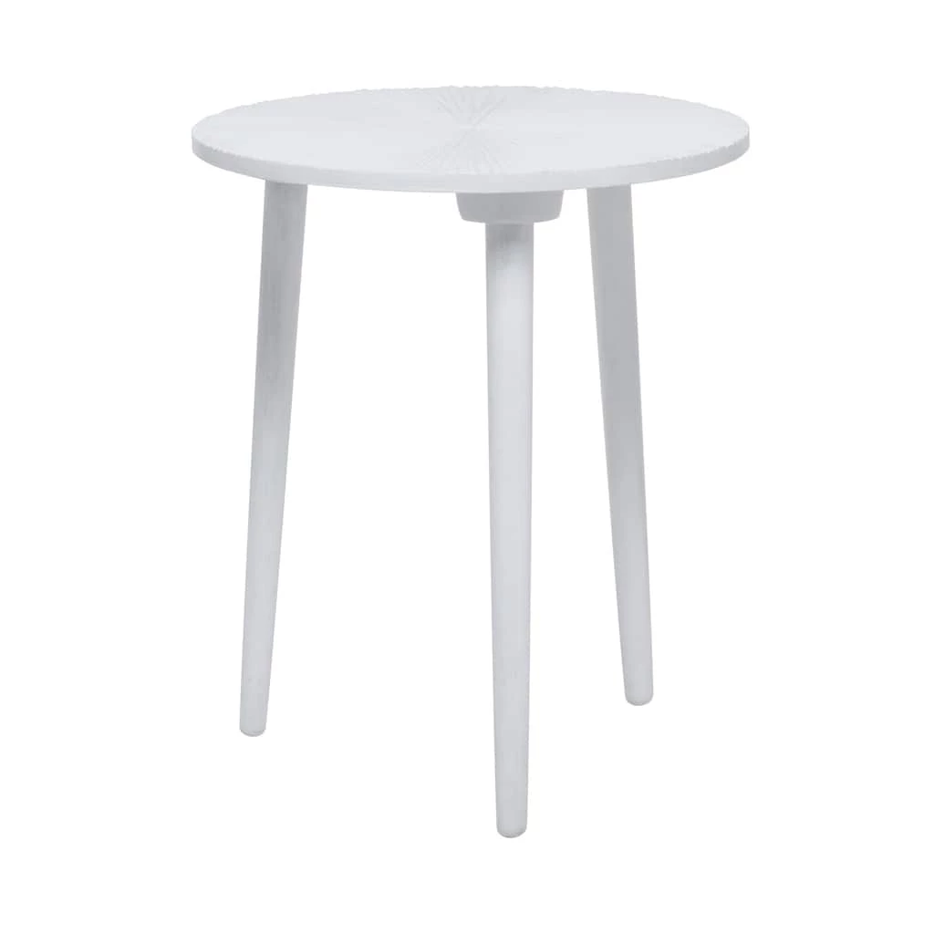 Best deal β€οΈ White Mango Wood Contemporary Accent Table, 21" x 18" x 17" by Ivory and Iris π 3 Best deal β€οΈ White Mango Wood Contemporary Accent Table, 21" x 18" x 17" by Ivory and Iris π - Image 3
