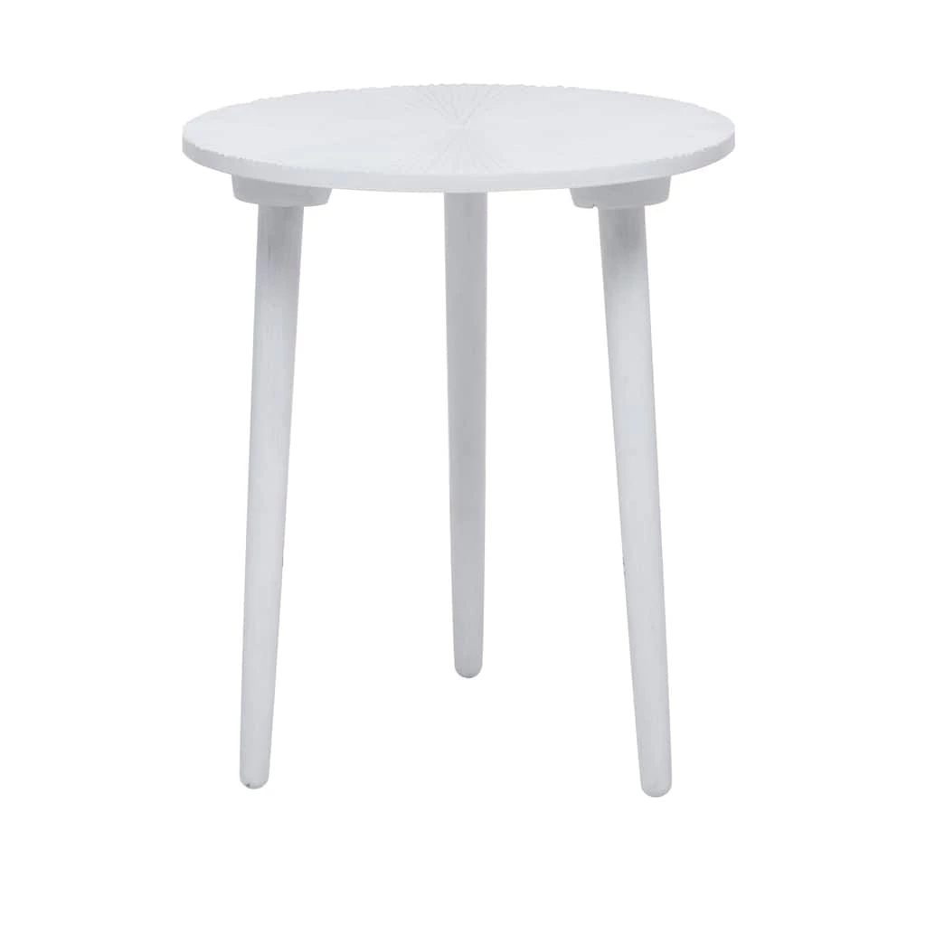 Best deal β€οΈ White Mango Wood Contemporary Accent Table, 21" x 18" x 17" by Ivory and Iris π 6 Best deal β€οΈ White Mango Wood Contemporary Accent Table, 21" x 18" x 17" by Ivory and Iris π - Image 6