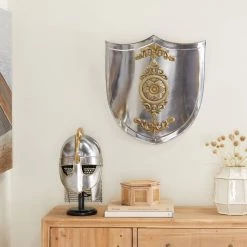 Brand new 🎁 Silver Iron Vintage Wall Decor, 21" x 21" x 5" by Ivory and Iris 💯 -Cheap Ivory and Iris Store D511554S 7