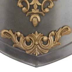 Coupon 🤩 Grey Iron Vintage Wall Decor, 21" x 21" x 4" by Ivory and Iris 😉 -Cheap Ivory and Iris Store D511555S 3