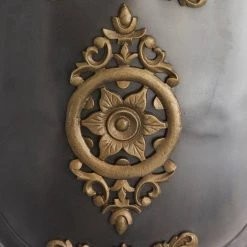 Coupon 🤩 Grey Iron Vintage Wall Decor, 21" x 21" x 4" by Ivory and Iris 😉 -Cheap Ivory and Iris Store D511555S 4