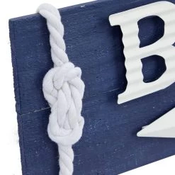 Cheapest 🔔 Blue Fir Coastal Wall Decor, 9" x 28" x 2" by Ivory and Iris 🛒 -Cheap Ivory and Iris Store D511560S 3