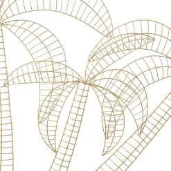 Brand new 🔔 Gold Iron Glam Wall Decor, 38" x 60" x 2" by Ivory and Iris 🔥 -Cheap Ivory and Iris Store D511561S 3