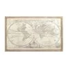 Best reviews of ✨ Beige Traditional World Map Wood Wall Art, 31" x 48" by Ivory and Iris 🧨