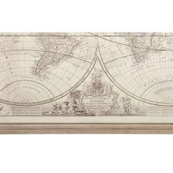 Best reviews of ✨ Beige Traditional World Map Wood Wall Art, 31" x 48" by Ivory and Iris 🧨 -Cheap Ivory and Iris Store D511562S 3