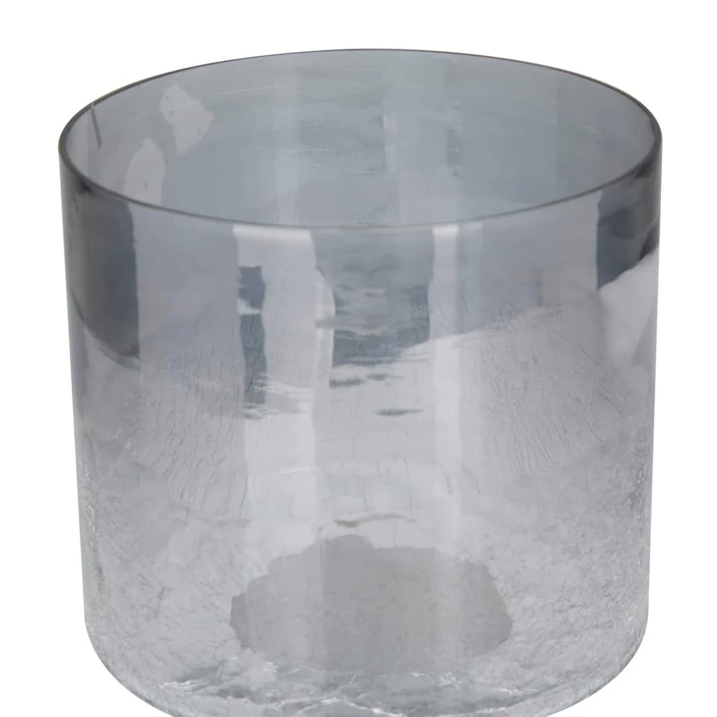 Promo π Black Glass Traditional Candle Holder, 10" x 6" x 6" by Ivory and Iris π 3 Promo π Black Glass Traditional Candle Holder, 10" x 6" x 6" by Ivory and Iris π - Image 3