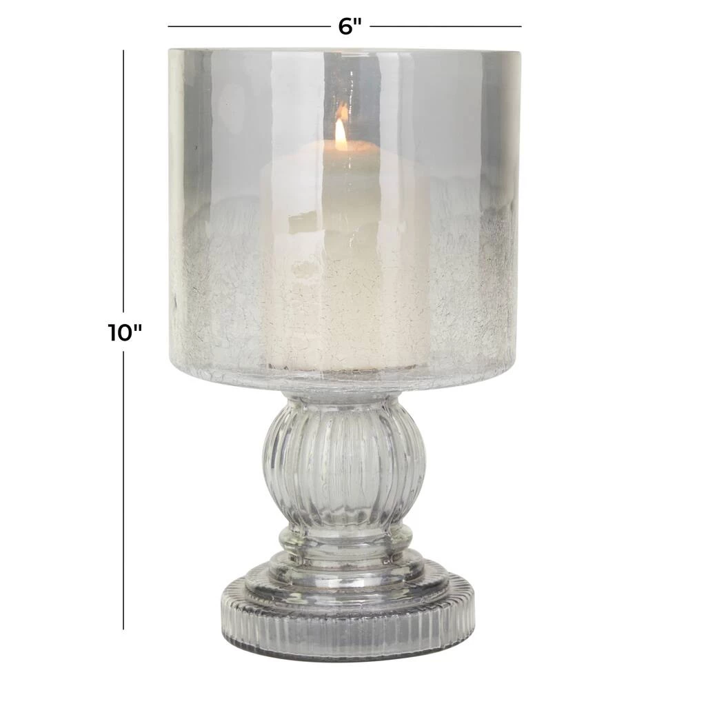 Promo π Black Glass Traditional Candle Holder, 10" x 6" x 6" by Ivory and Iris π 6 Promo π Black Glass Traditional Candle Holder, 10" x 6" x 6" by Ivory and Iris π - Image 6