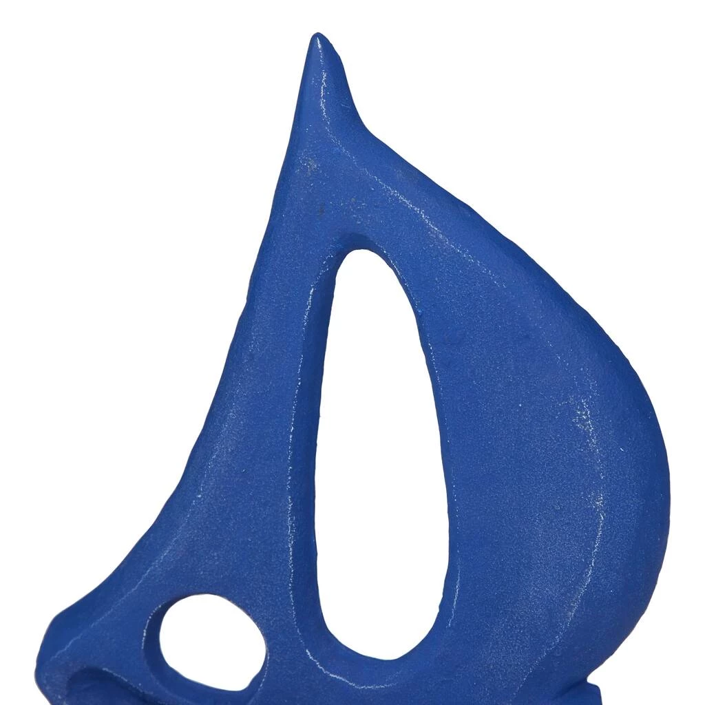 Budget β Set of 3 Blue Iron Coastal Sculpture, 8", 6", 11" by Ivory and Iris π 3 Budget β Set of 3 Blue Iron Coastal Sculpture, 8", 6", 11" by Ivory and Iris π - Image 3