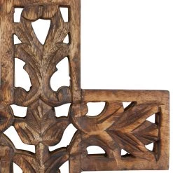 Best deal 💯 Brown Mango Wood Traditional Wall Decor, 12" x 9" by Ivory and Iris ❤️ -Cheap Ivory and Iris Store D511573S 3