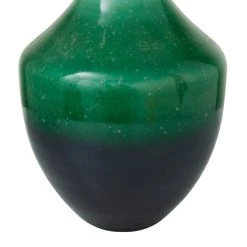 Budget 🎁 Green Glass Modern Vase, 22" x 12" x 12" by Ivory and Iris 🎁 -Cheap Ivory and Iris Store D514264S 4