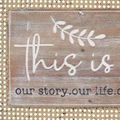 Buy 💯 Set of 2 Brown Wood Farmhouse Wall Decor 24", 16" by Ivory and Iris ✨ -Cheap Ivory and Iris Store D514268S 3