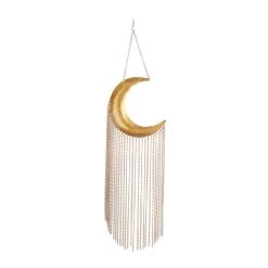 Buy 🎉 Gold Iron Glam Windchime, 30" x 8" by Ivory and Iris 🔔