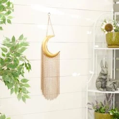 Buy 🎉 Gold Iron Glam Windchime, 30" x 8" by Ivory and Iris 🔔 -Cheap Ivory and Iris Store D514269S 7