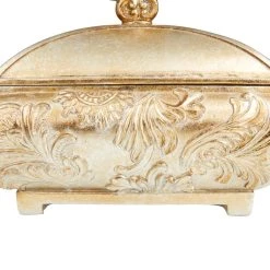 Best Pirce π 11" Gold Rectangular Traditional Decorative Jar by Ivory and Iris π 13 Best Pirce π 11" Gold Rectangular Traditional Decorative Jar by Ivory and Iris π -Cheap Ivory and Iris Store D609468S 5