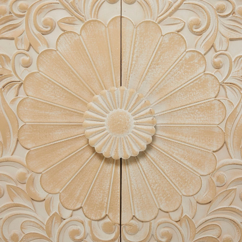 Wholesale π Light Brown Wood Farmhouse Cabinet 37" x 32" x 14" by Ivory and Iris π 4 Wholesale π Light Brown Wood Farmhouse Cabinet 37" x 32" x 14" by Ivory and Iris π - Image 4