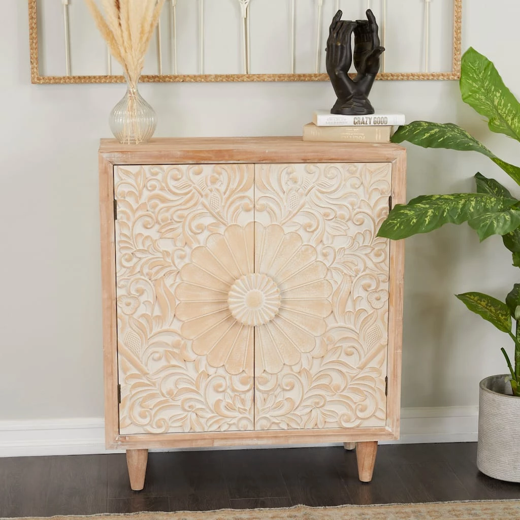 Wholesale π Light Brown Wood Farmhouse Cabinet 37" x 32" x 14" by Ivory and Iris π 8 Wholesale π Light Brown Wood Farmhouse Cabinet 37" x 32" x 14" by Ivory and Iris π - Image 8
