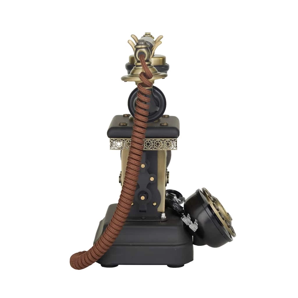 Brand new π Black Bronze Vintage Decorative Rotary Phone, Set of 12" x 12" x 8" by Ivory and Iris β 2 Brand new π Black Bronze Vintage Decorative Rotary Phone, Set of 12" x 12" x 8" by Ivory and Iris β - Image 2