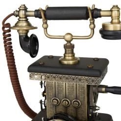 Brand new π Black Bronze Vintage Decorative Rotary Phone, Set of 12" x 12" x 8" by Ivory and Iris β 10 Brand new π Black Bronze Vintage Decorative Rotary Phone, Set of 12" x 12" x 8" by Ivory and Iris β -Cheap Ivory and Iris Store D610769S 4