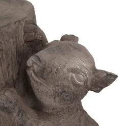 Brand new ❤️ Brown MGO Modern Farmhouse Garden Sculpture, 16" x 16" x 9" by Ivory and Iris ✔️ -Cheap Ivory and Iris Store D610780S 3