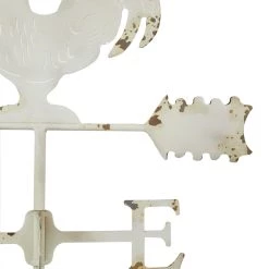 New ⭐ White Metal Country Cottage Garden Sculpture, 48" x 24" x 24" by Ivory and Iris 🛒 -Cheap Ivory and Iris Store D610781S 4