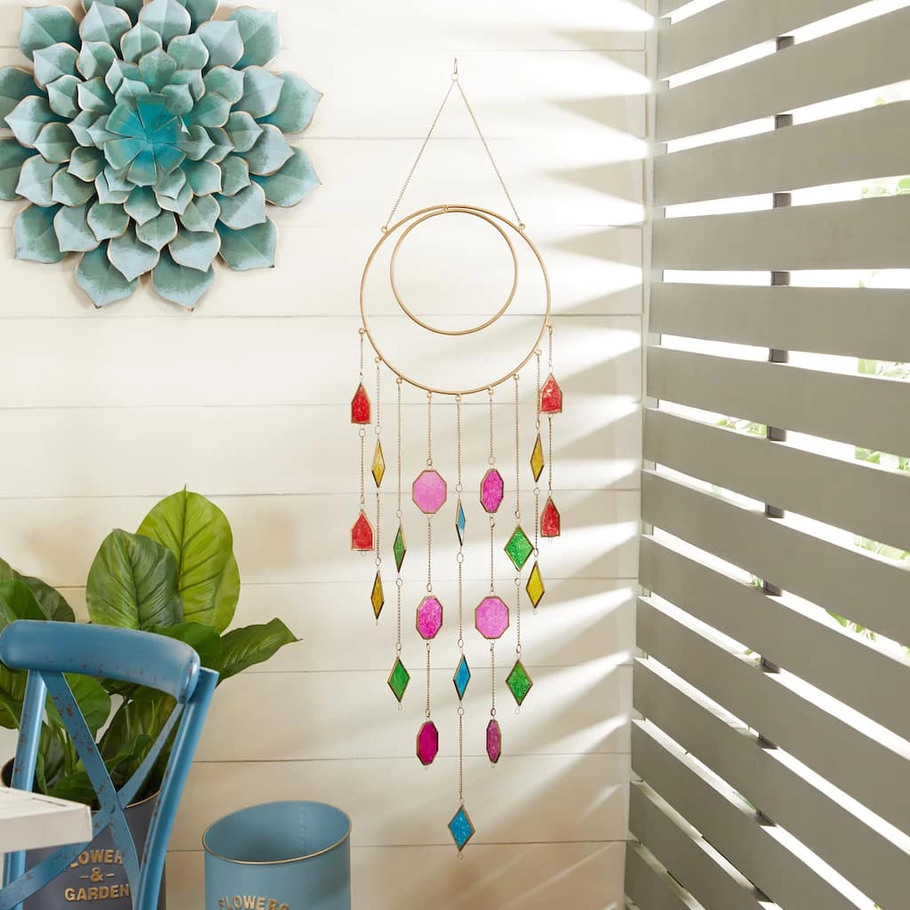 Best deal π Multi Metal Contemporary Windchime, 49" x 12" by Ivory and Iris π 8 Best deal π Multi Metal Contemporary Windchime, 49" x 12" by Ivory and Iris π - Image 8