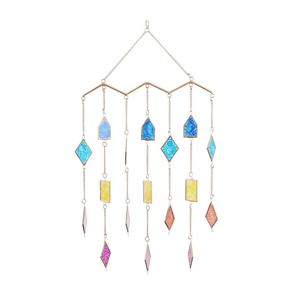 Discount π Multi Metal Contemporary Windchime, 29" x 17" x 2" by Ivory and Iris π 3 Discount π Multi Metal Contemporary Windchime, 29" x 17" x 2" by Ivory and Iris π - Image 3