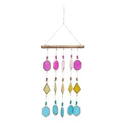 Coupon π Multi Metal Contemporary Windchime, 30" x 12" by Ivory and Iris π―