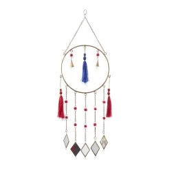 New ⭐ Multi Metal Contemporary Windchime, 31" x 12" x 2" by Ivory and Iris 🔥