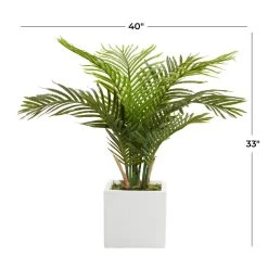 Best reviews of ✔️ 3.5ft. Potted White Fiberglass Contemporary Artificial Foliage by Ivory and Iris 😍 -Cheap Ivory and Iris Store D611171S 6