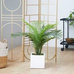 Best reviews of ✔️ 3.5ft. Potted White Fiberglass Contemporary Artificial Foliage by Ivory and Iris 😍 -Cheap Ivory and Iris Store D611171S 7