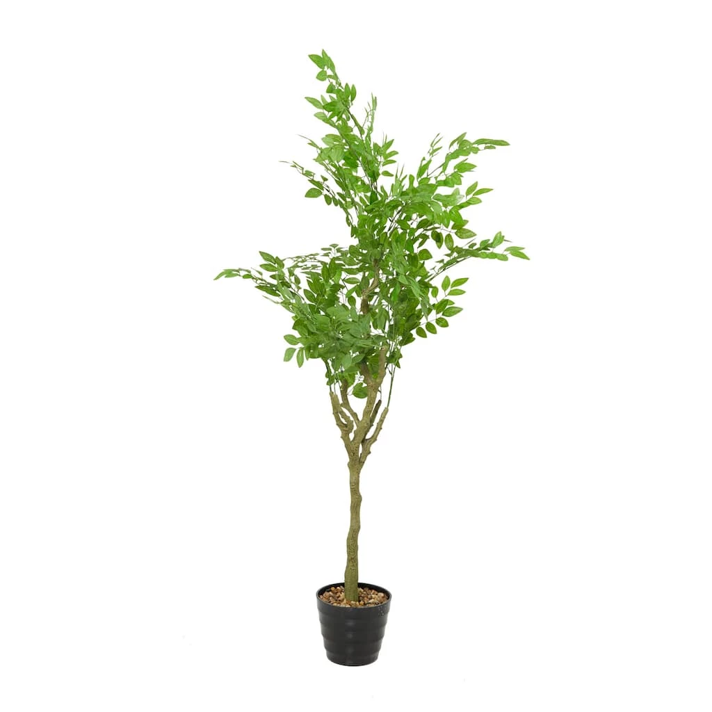 Flash Sale π 61" Green Vinyl Contemporary Potted Artificial Tree by Ivory and Iris π€© 2 Flash Sale π 61" Green Vinyl Contemporary Potted Artificial Tree by Ivory and Iris π€© - Image 2