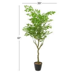 Flash Sale π 61" Green Vinyl Contemporary Potted Artificial Tree by Ivory and Iris π€© 13 Flash Sale π 61" Green Vinyl Contemporary Potted Artificial Tree by Ivory and Iris π€© -Cheap Ivory and Iris Store D611179S 6