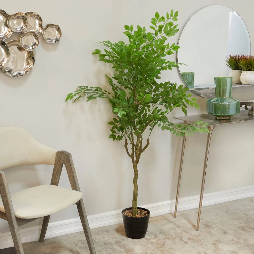 Flash Sale π 61" Green Vinyl Contemporary Potted Artificial Tree by Ivory and Iris π€© 8 Flash Sale π 61" Green Vinyl Contemporary Potted Artificial Tree by Ivory and Iris π€© - Image 8