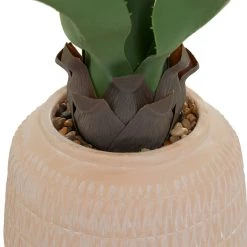 Wholesale 🛒 2ft. Potted Pink Plastic Modern Aloe Artificial Foliage by Ivory and Iris 🔥 -Cheap Ivory and Iris Store D611183S 4