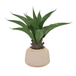 Wholesale 🛒 2ft. Potted Pink Plastic Modern Aloe Artificial Foliage by Ivory and Iris 🔥 -Cheap Ivory and Iris Store D611183S 5