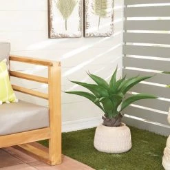 Wholesale 🛒 2ft. Potted Pink Plastic Modern Aloe Artificial Foliage by Ivory and Iris 🔥 -Cheap Ivory and Iris Store D611183S 7