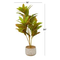 Best Sale 🎁 2.5ft. Potted Bohemian Banyan Tree Artificial Foliage by Ivory and Iris 👏 -Cheap Ivory and Iris Store D611191S 6