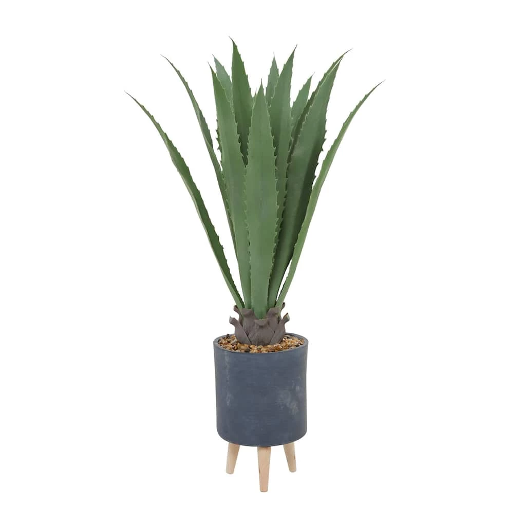 Best deal βοΈ 2ft. Modern Style Aloe Vera Artificial Foliage in Blue Pot by Ivory and Iris π 1 Best deal βοΈ 2ft. Modern Style Aloe Vera Artificial Foliage in Blue Pot by Ivory and Iris π
