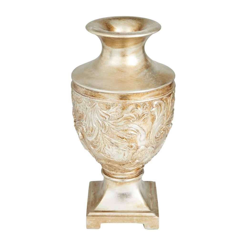Brand new π Gold Polystone Traditional Vase, 7" x 7" x 7" by Ivory and Iris π₯ 1 Brand new π Gold Polystone Traditional Vase, 7" x 7" x 7" by Ivory and Iris π₯